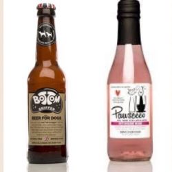 Pawsecco Rose Still “Wine” & Bottom Sniffer Dog Beer Birthday Selection