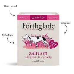 Forthglade Adult Grain Free Salmon with Potato & Vegetables 395g