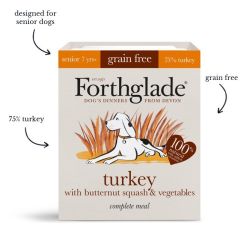 Forthglade Senior Grain Free Turkey with Butternut Squash & Vegetables 395g