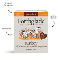 Forthglade Puppy Grain Free Turkey with Butternut Squash & Vegetables 395g