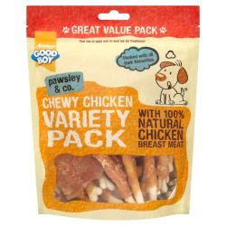 Good Boy Pawsley Chicken Variety Treat Value Pack 320gm