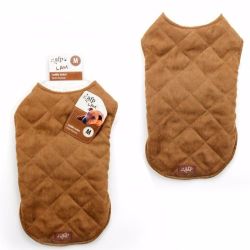 All For Paws Lambswool Diamond Stitch Brown Jacket Extra Extra Extra Large