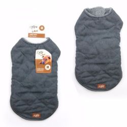 All For Paws Lambswool Diamond Stitch Grey Jacket Extra Extra Extra Large