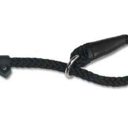 Ancol Nylon Rope Slip Lead 10mm x 1.22metre Black