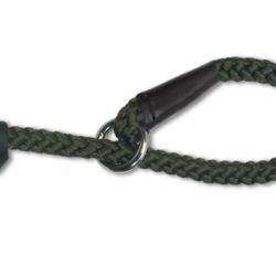 Ancol Nylon Rope Slip Lead 12mm x 1.22metre Green