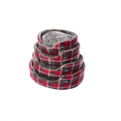 Gor Pets Essence Dog Bed – Red Check