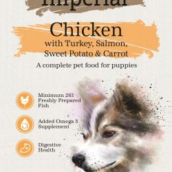 Imperial Grain Free Puppy Chicken with Turkey, Salmon & Sweet Potato 100g