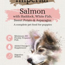 Imperial Grain Free Puppy Salmon with Haddock, White Fish & Sweet Potato 15KG