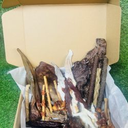 Mega Tasty Natural Dog Chew Box