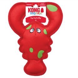 Kong Belly Flops Lobster Dog Toy