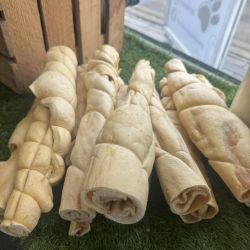 Giant Beef Rolls Natural Dog Chew (Approx 30cm)