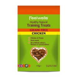 Feelwells Grain Free Chicken Training Treats 115g