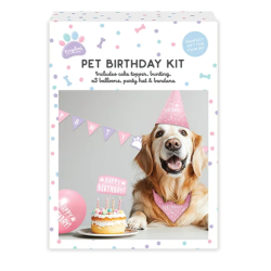 “Happy Birthday” Pet Birthday Kit – Pink