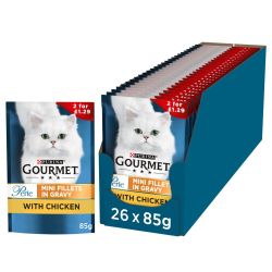 Gourmet Perle Mini Fillets In Gravy (2x85g)