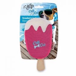 All For Paws Chill Out Strawberry Ice Soak In Water Cool Toy