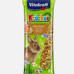 Vitakraft Kracker Rabbit Popcorn & Honey (2Pk)