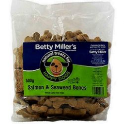 Betty Miller’s 100% Natural Salmon & Seaweed Bones (Wheat Gluten Free) 500g