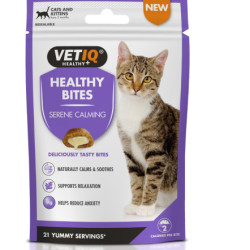 VETIQ Healthy Bites Serene Calming Cat Treats 65g