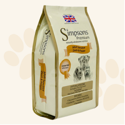 Simpsons Premium Sensitive Adult Grain Free Duck & Potato 12kg