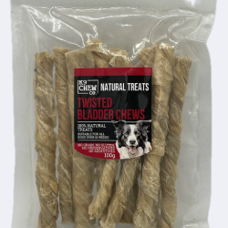 K9 Chew Co. Twisted Bladder Chews 100g