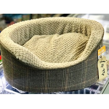 Luxury Riverside Tweed Super Soft Padded Quality Bed Small Pets