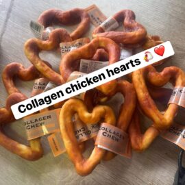 Collagen Chicken Coated Heart Chew