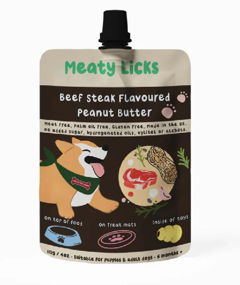 beef steak peanut butter