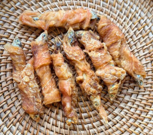 Fish Wrapped in Chicken 100g