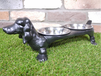 cast iron dog bowl